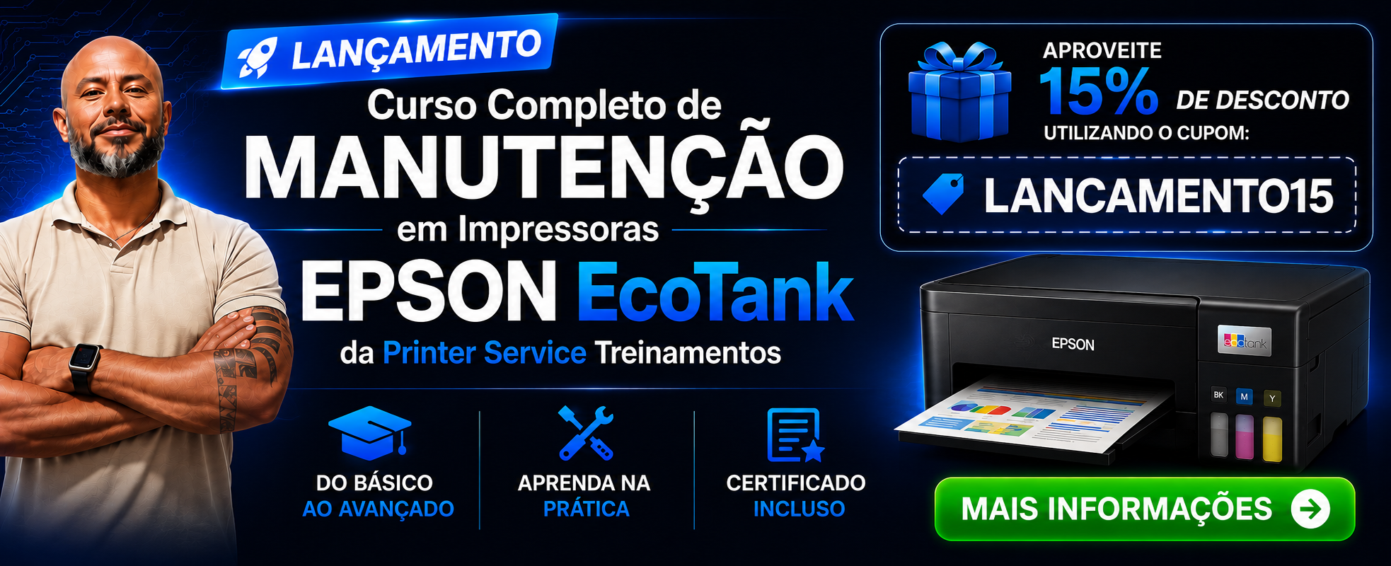 Curso de Manuten��o em Impressoras Epson EcoTank